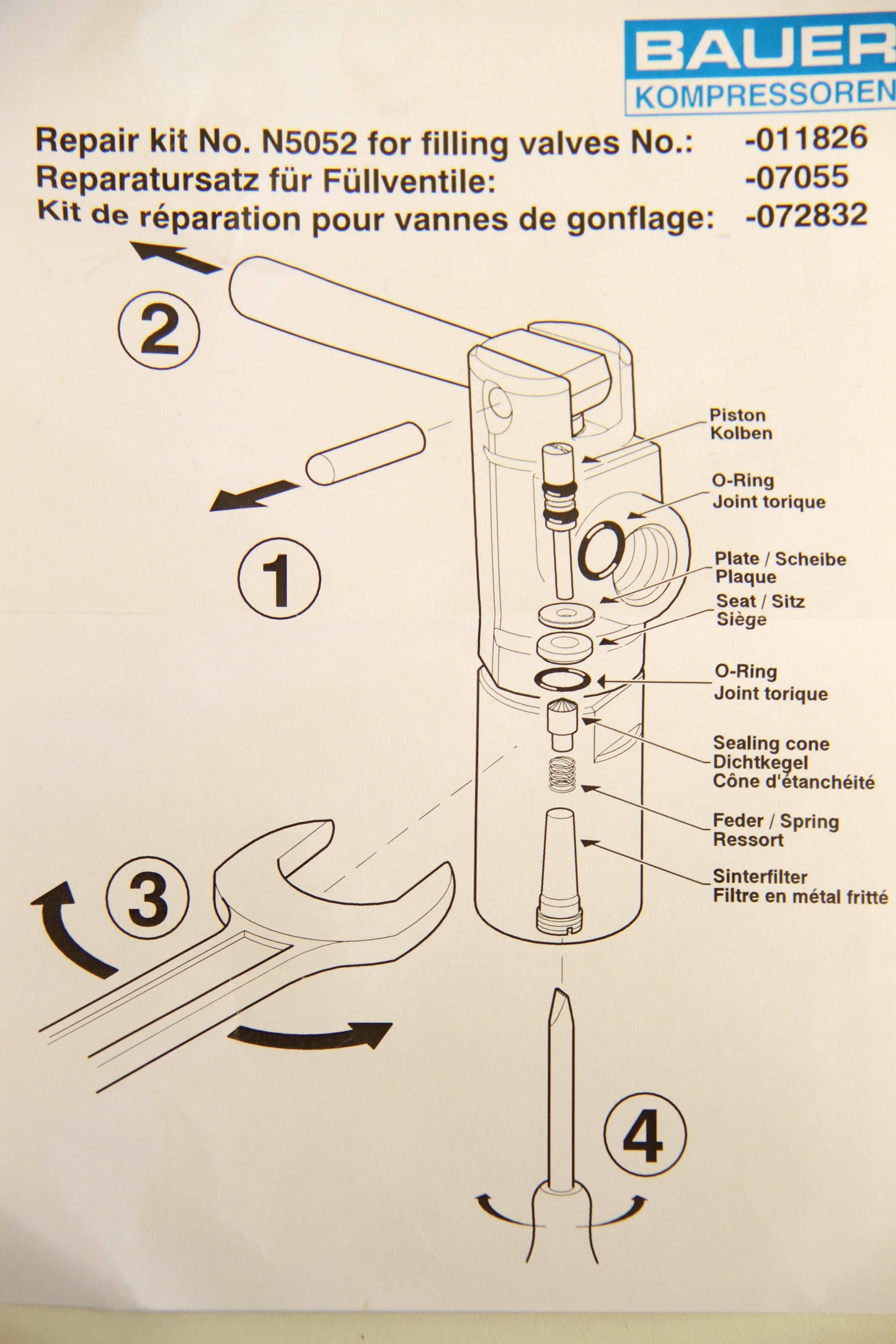 Kit de maintenance ref N5052